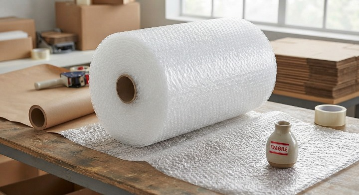 High quality rolls of air bubble cushioning film